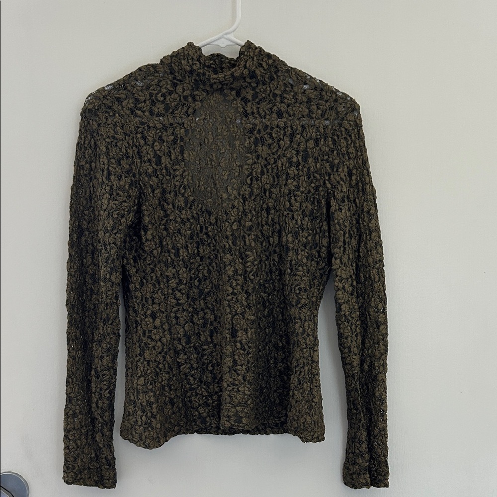 Worth Dark Lace Blouse